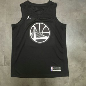 Maillot De Basket All Star Stephen Curry 30 Presse Chaud Noir